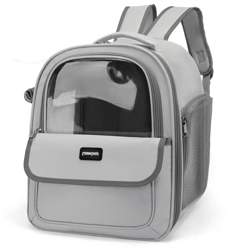 Catbly.Luxury Clear Pet Travel Backpack