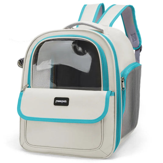 Catbly.Luxury Clear Pet Travel Backpack
