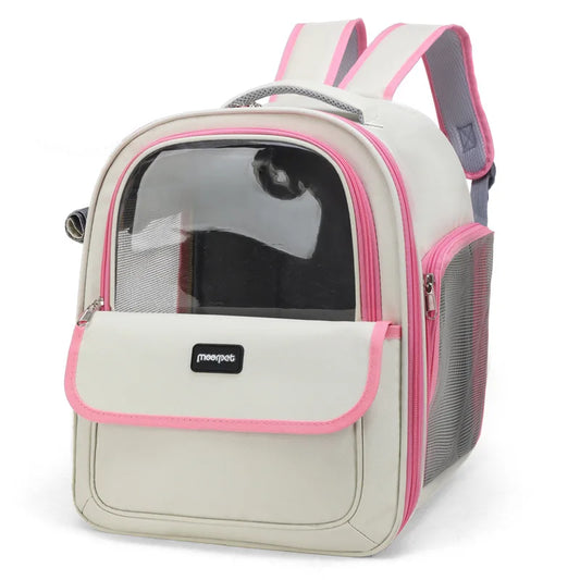 Catbly.Luxury Clear Pet Travel Backpack